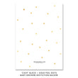 Load image into Gallery viewer, "Casy" Black + Gold Foil Dots Baby Shower Invitation