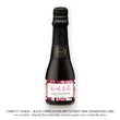 Load image into Gallery viewer, "Christy" Floral + Black Stripe Bachelorette Party Champagne Labels