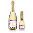Load image into Gallery viewer, "Christy" Floral + Navy Stripe Graduation Champagne Labels