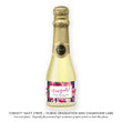 Load image into Gallery viewer, "Christy" Floral + Navy Stripe Graduation Champagne Labels