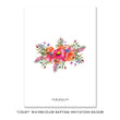 Load image into Gallery viewer, "Colby" Watercolor Baptism Invitation