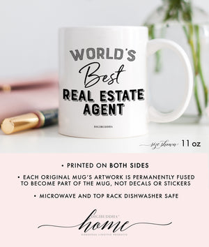 World's Best Real Estate Agent Mug