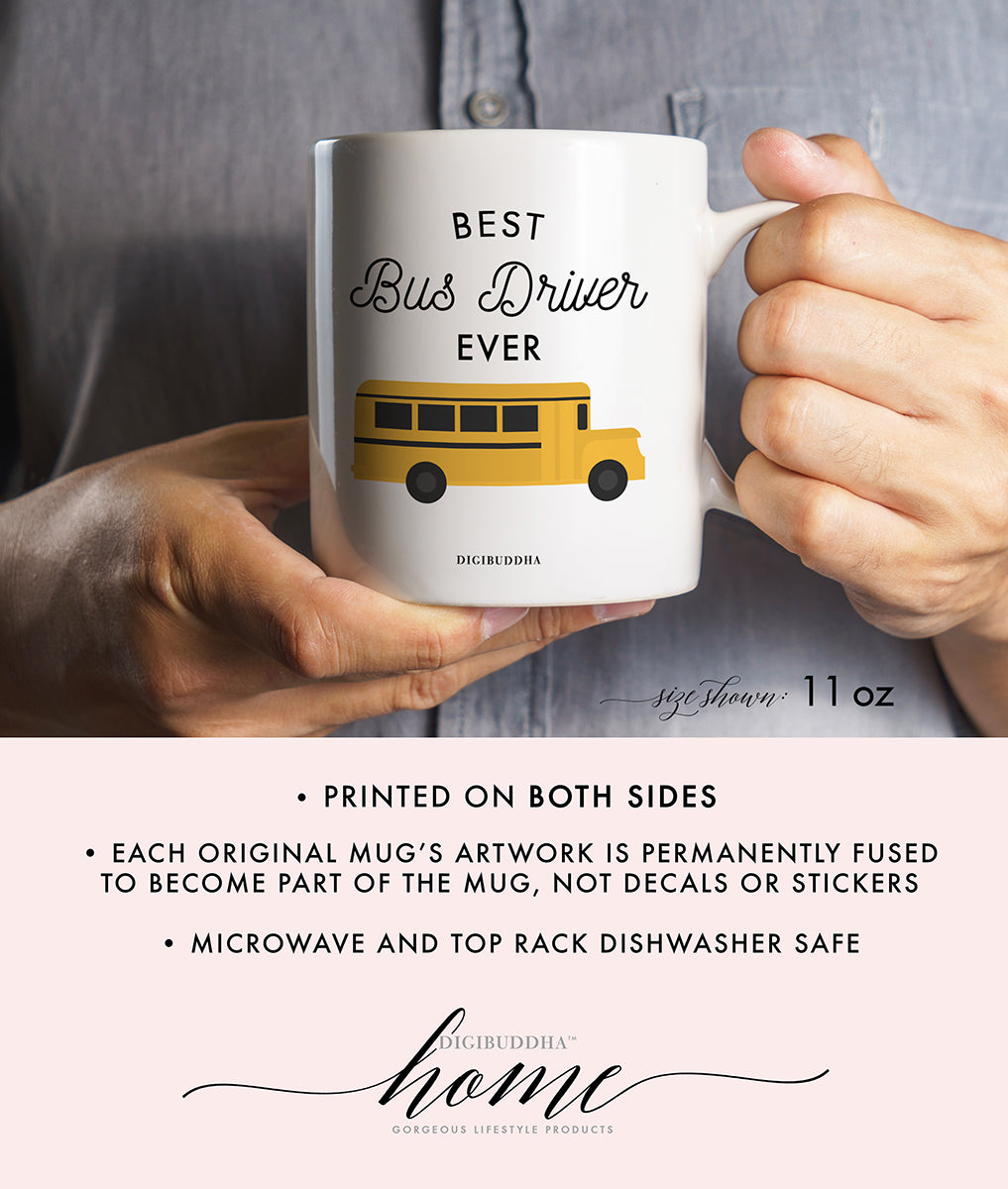 Vintage Retro Bus Ceramic Coffee Graphic Novelty Mug