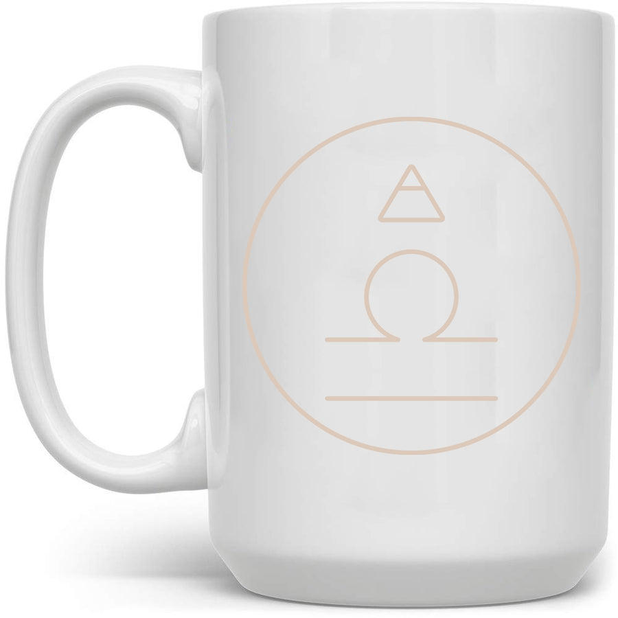 Libra Zodiac Symbol Mug