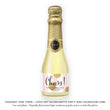 Load image into Gallery viewer, "Damaris" Pink Stripe + Gold Dot Bachelorette Party Champagne Labels