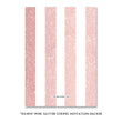 Load image into Gallery viewer, Pink Glitter Stripes Lingerie Shower Invitation
