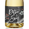 Load image into Gallery viewer, "Dorothy" Chalkboard Holiday Engagement Champagne Labels