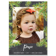 Load image into Gallery viewer, Peace Branches Chalk Photo Holiday Card | Drake