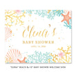 Load image into Gallery viewer, "Elena" Beach Baby Shower Invitation