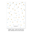 Load image into Gallery viewer, "Emery" Blue + Gold Glitter Dots Baby Sprinkle Invitation