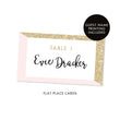 Load image into Gallery viewer, Blush + Gold Glitter Place Cards Evie
