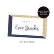 Load image into Gallery viewer, Navy + Gold Glitter Place Cards Evie