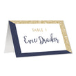 Load image into Gallery viewer, Navy + Gold Glitter Place Cards Evie