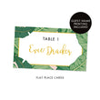 Load image into Gallery viewer, Tropical Leaves Place Cards with Blush Pink Evie