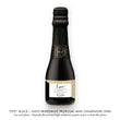 Load image into Gallery viewer, "Evie" Gold Glitter + Black Bridesmaid Proposal Champagne Labels