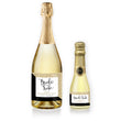 Load image into Gallery viewer, "Evie" Gold Glitter + Black Bachelorette Party Champagne Labels