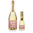 Load image into Gallery viewer, "Evie" Pink Glitter Bachelorette Party Champagne Labels