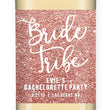 Load image into Gallery viewer, "Evie" Pink Glitter Bride Tribe Bachelorette Party Wine Labels