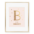 Load image into Gallery viewer, Kids Monogram Custom Foil Art Print