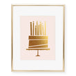 Load image into Gallery viewer, Birthday Cake Foil Art Print