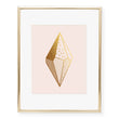 Load image into Gallery viewer, Abstract Gemstone Foil Art Print
