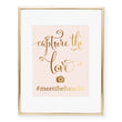 Load image into Gallery viewer, Instagram Hashtag Custom Foil Art Print, style 4