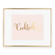 Load image into Gallery viewer, Cocktails Foil Art Print