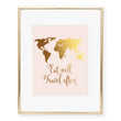 Load image into Gallery viewer, Eat Well Travel Often Foil Art Print