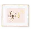 Load image into Gallery viewer, Gents Restroom Sign Foil Art Print