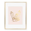 Load image into Gallery viewer, Geode Gem Cluster Foil Art Print