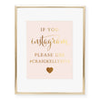 Load image into Gallery viewer, Instagram Hashtag Custom Foil Art Print, style 1