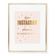 Load image into Gallery viewer, Instagram Hashtag Custom Foil Art Print, style 3