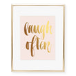 Load image into Gallery viewer, Laugh Often Foil Art Print