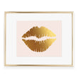 Load image into Gallery viewer, Lips Foil Art Print
