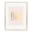 Load image into Gallery viewer, Paper Clips Foil Art Print