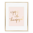 Load image into Gallery viewer, Pop the Champagne! Foil Art Print