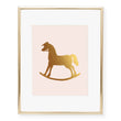 Load image into Gallery viewer, Rocking Horse Foil Art Print