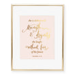 Load image into Gallery viewer, Strength & Dignity Proverbs 31:25 Foil Art Print