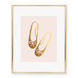 Load image into Gallery viewer, Ballet Slippers Foil Art Print