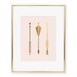 Load image into Gallery viewer, Three Arrows Foil Art Print