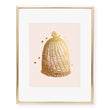 Load image into Gallery viewer, Vintage Beehive Foil Art Print