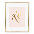 Load image into Gallery viewer, xo Foil Art Print