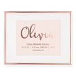 Load image into Gallery viewer, Personalized Baby Birth Stats Foil Art Print | Olivia