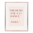 Load image into Gallery viewer, Vodka Quote Foil Art Print