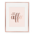 Load image into Gallery viewer, But First Coffee Foil Art Print