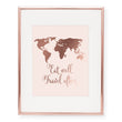 Load image into Gallery viewer, Eat Well Travel Often Foil Art Print