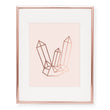 Load image into Gallery viewer, Geode Gem Cluster Foil Art Print