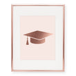 Load image into Gallery viewer, Graduation Cap Foil Art Print