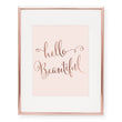 Load image into Gallery viewer, Hello Beautiful Foil Art Print