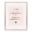 Load image into Gallery viewer, Instagram Hashtag Custom Foil Art Print, style 2